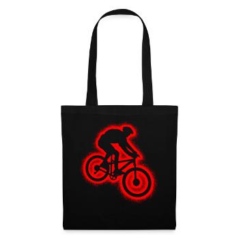 Downhill Bike Mountain Bike MTB Men Kids - Tote Bag - black - Front