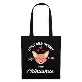 Chihuahua Therapy Dog - Tote Bag - black - Front
