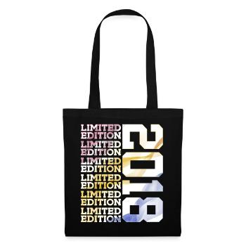 LIMITED EDITION 2018 - 8 JAHRE - 8. GEBURTSTAG - Stoffbeutel - Schwarz - Vorne