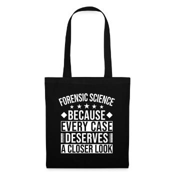 Forensic Analyst Every Case Deserves Closer Look - Stoffbeutel - Schwarz - Vorne