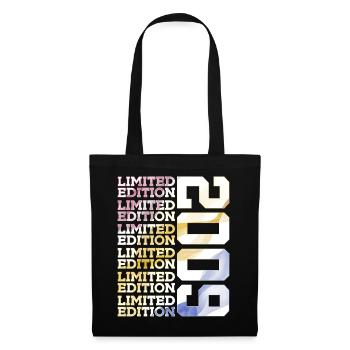 LIMITED EDITION 2009 - 17 JAHRE - 17. GEBURTSTAG - Stoffbeutel - Schwarz - Vorne