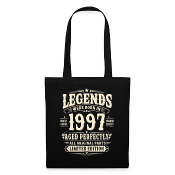 29. Geburtstag Geschenk Mann 1997 Vintage Retro - Stoffbeutel - Schwarz - Vorne