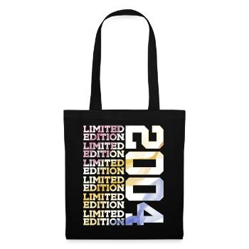 LIMITED EDITION 2004 - 22 JAHRE - 22. GEBURTSTAG - Stoffbeutel - Schwarz - Vorne