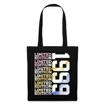 LIMITED EDITION 1999 - 27 JAHRE - 27. GEBURTSTAG - Stoffbeutel - Schwarz - Vorne