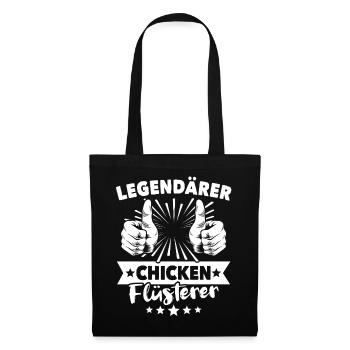 Chicken Legende - Stoffbeutel - Schwarz - Vorne