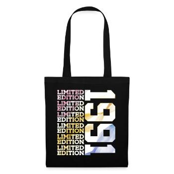 LIMITED EDITION 1991 - 35 JAHRE - 35. GEBURTSTAG - Stoffbeutel - Schwarz - Vorne