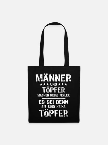 Töpfer - Stoffbeutel - Schwarz