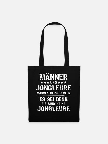 Jongleur - Stoffbeutel - Schwarz