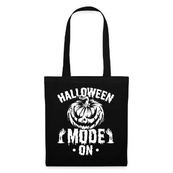 Pumpkin Halloween Mode On - Halloween Party - Tote Bag - black - Front