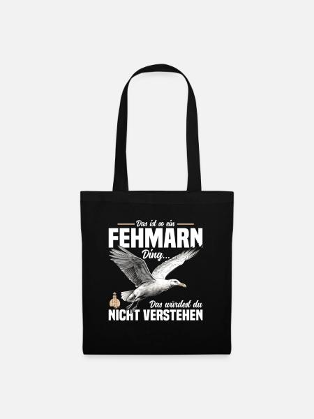 Das Ist So Ein Fehmarn Ding - Stoffbeutel - Schwarz
