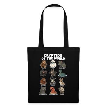  Cryptids Of The World Niedliches - Stoffbeutel - Schwarz - Vorne