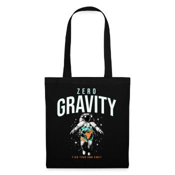 Zero Gravity Astronaut Earth Space - Tote Bag - black - Front