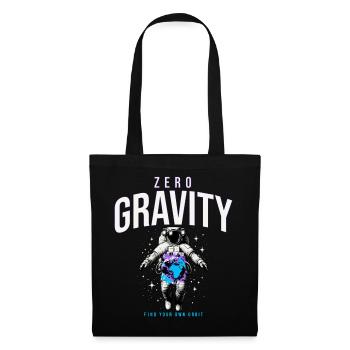 Zero Gravity Astronaut Earth Space - Tote Bag - black - Front