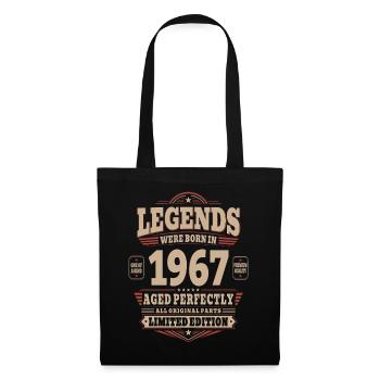 59th Birthday Gift Husband 1967 Vintage Retro - Tote Bag - black - Front