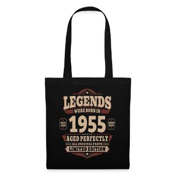 70th Birthday Gift Husband 1955 Vintage Retro - Tote Bag - black - Front
