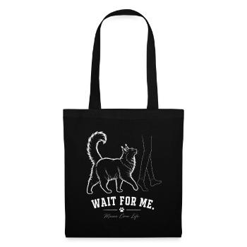 Maine Coon – Wait For Me - Tote Bag - black - Front