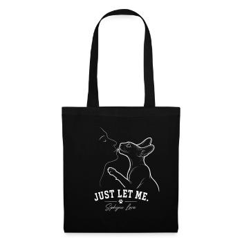 Sphynx Cat – Just Let Me - Tote Bag - black - Front