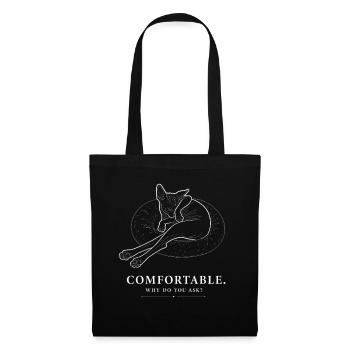 Sphynx Cat – Comfortable - Tote Bag - black - Front