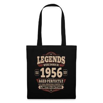 70th Birthday Gift Husband 1956 Vintage Retro - Tote Bag - black - Front
