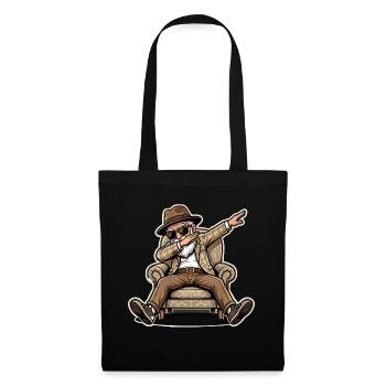 Cool pensioner grandpa - Tote Bag - black - Front