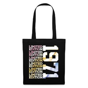 LIMITED EDITION 1971 - 55 YEARS - 55TH BIRTHDAY - Tote Bag - black - Front