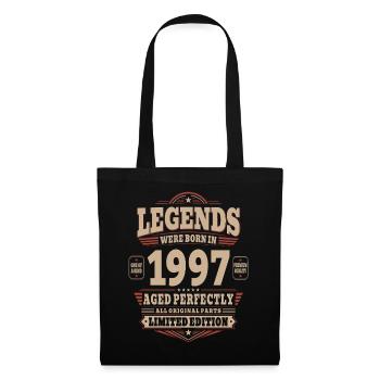 29th Birthday Gift Husband 1997 Vintage Retro - Tote Bag - black - Front