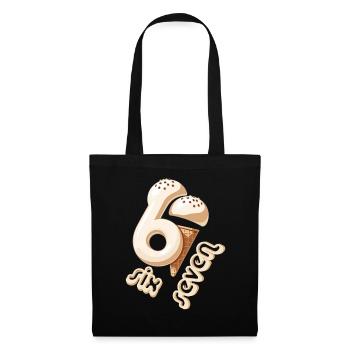 67 Sixth Birthday IceCream Cone - Tote Bag - black - Front