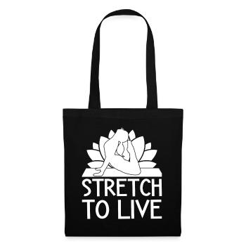 Pilates Enthusiasts Stretch To Live Pilates - Tote Bag - black - Front