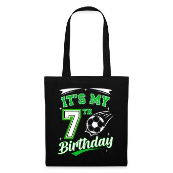 Its My 7th Birthday Soccer Boys 7 Years Birthday 7 - Tote Bag - black - Front