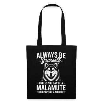 Alaskan Malamute Sayings Alaskan Malamute Gift - Tote Bag - black - Front