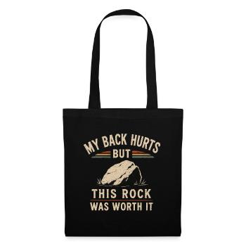 Collecting Stones Geology Nature Hobby - Tote Bag - black - Front