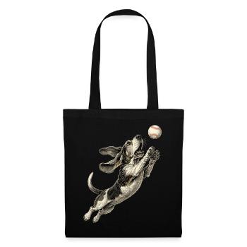Basset Hound Dog Breed Baseball - Tote Bag - black - Front