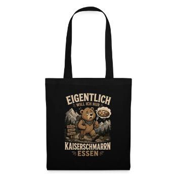 Kaiserschmarrn Wanderer - Stoffbeutel - Schwarz - Vorne