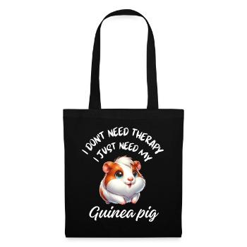 Guinea Pig Therapy - Tote Bag - black - Front