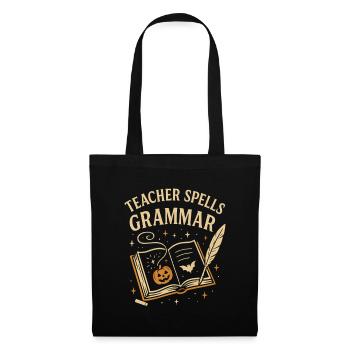 Teacher Grammar Halloween - Tote Bag - black - Front
