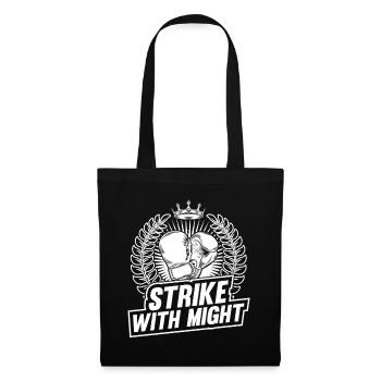 Strike With Might Boxing Gloves - Tote Bag - black - Front