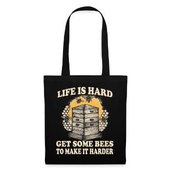 Beekeeper Bee Fan Beekeeping Supplies Beekeeper Accessories Funny - Tote Bag - black - Front