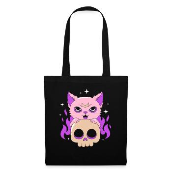 Pastell Gothic - Stoffbeutel - Schwarz - Vorne