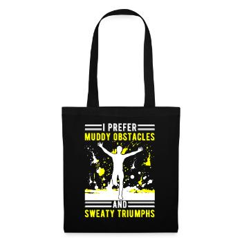 Coureur de campagne et entraîneur de cross-country - Unique Cross - Sac en tissu - noir - Devant