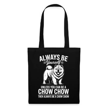 Chow Chow Dictons Chiens Drôle Chow Chow Cadeau - Sac en tissu - noir - Devant