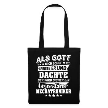 Mechatroniker - Stoffbeutel - Schwarz - Vorne