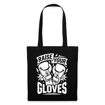 Raise Your Boxing Gloves - Tote Bag - black - Front