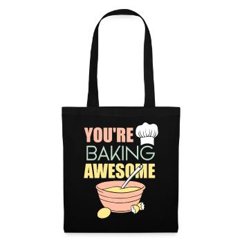 Cake Baking Pastry Chef Cake Baker - Tote Bag - black - Front