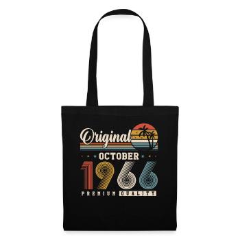 Original 1966 – 60e anniversaire Vintage Rétro - Sac en tissu - noir - Devant