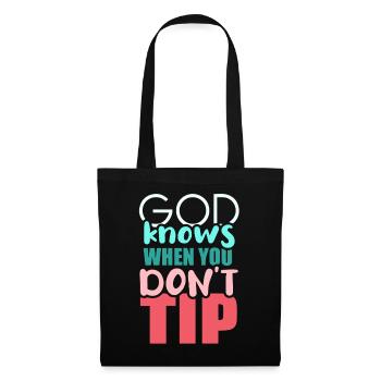 waiter bartender bartender bartender barchef - Tote Bag - black - Front