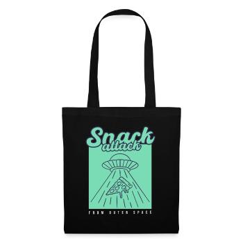 UFO Pizza Snack - Tote Bag - black - Front