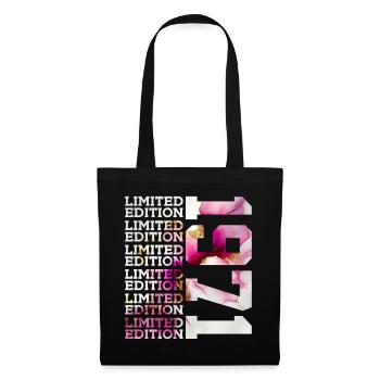 LIMITED EDITION 1971 - 55 YEARS - 55TH BIRTHDAY - Tote Bag - black - Front