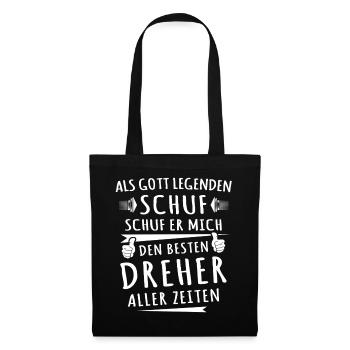 Dreher - Stoffbeutel - Schwarz - Vorne