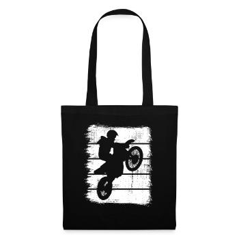 Motocross - Sac en tissu - noir - Devant