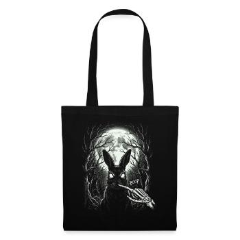 Skeleton Boop Creepy Cute Bunny Goth - Tote Bag - black - Front